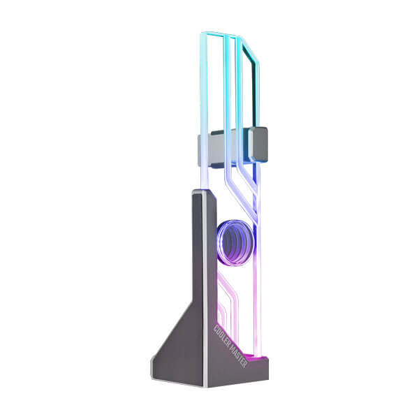 Cooler Master Atlas ARGB GPU Support Bracket, Silver Gray